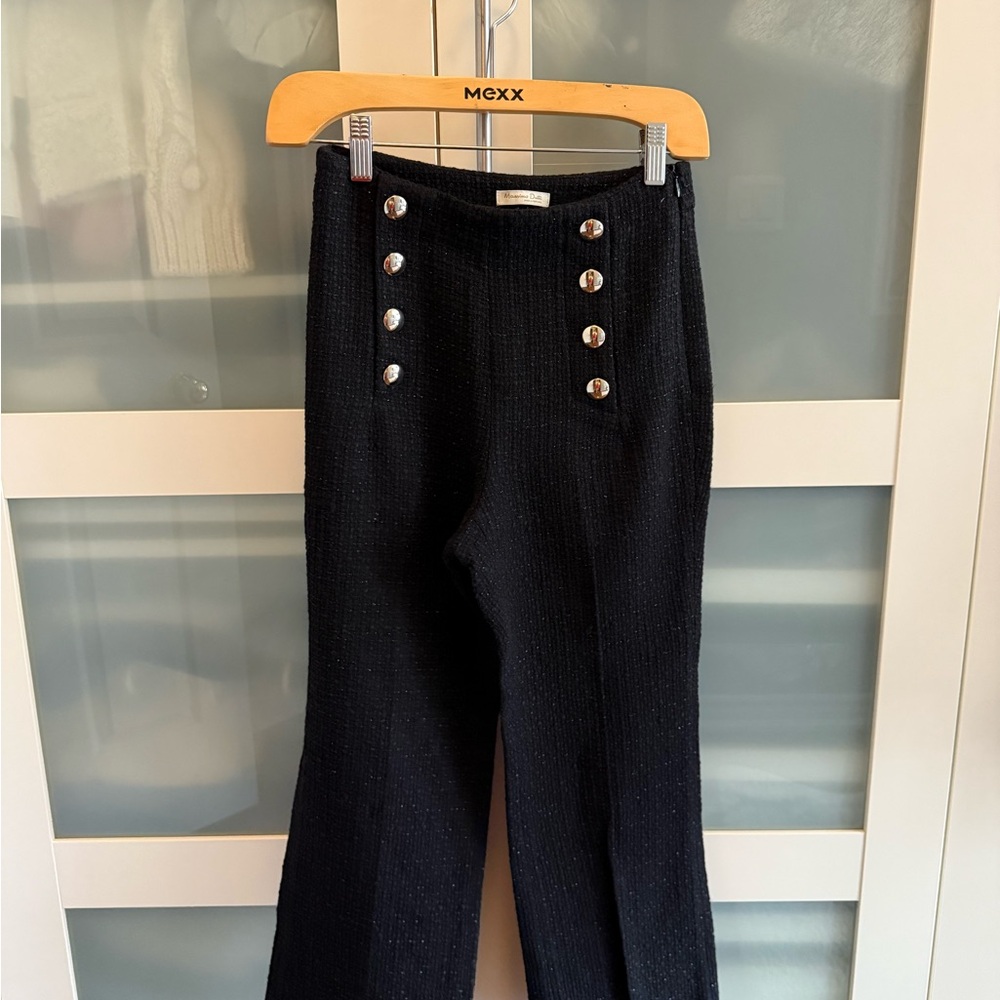 Massimo Dutti Black Textured Knitwear